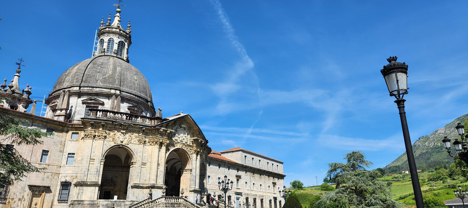 Basilica exterior in Loyola, Spain